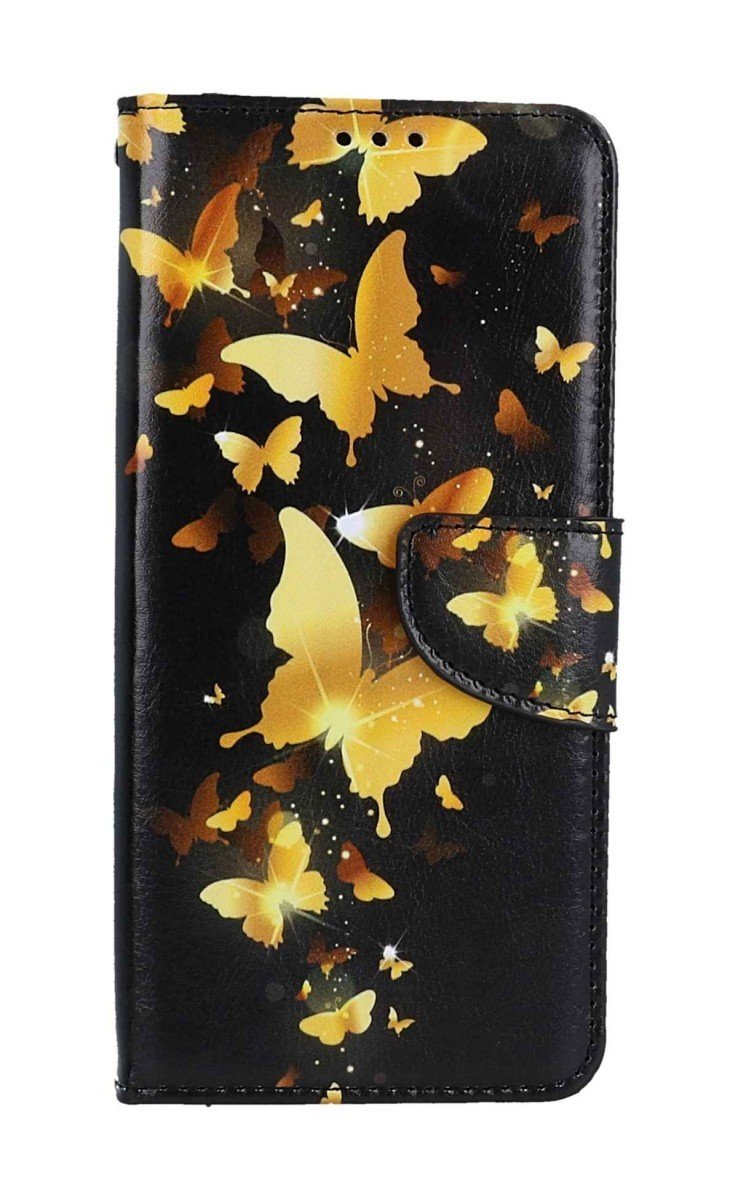 Pouzdro TopQ Samsung A14 knížkové Luxusní motýlci 112860