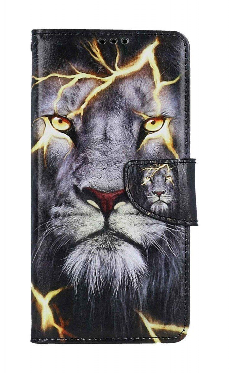 Pouzdro TopQ Xiaomi Redmi Note 12 knížkové Magický lev 112846