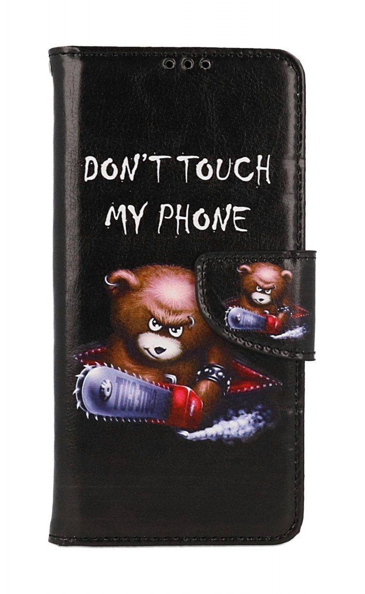 Pouzdro TopQ Xiaomi Redmi Note 12S knížkové Don't Touch méďa 112672