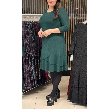 Dámské společenské šaty Bonnie, Velikost 46, Barva Zelená Dorota 211