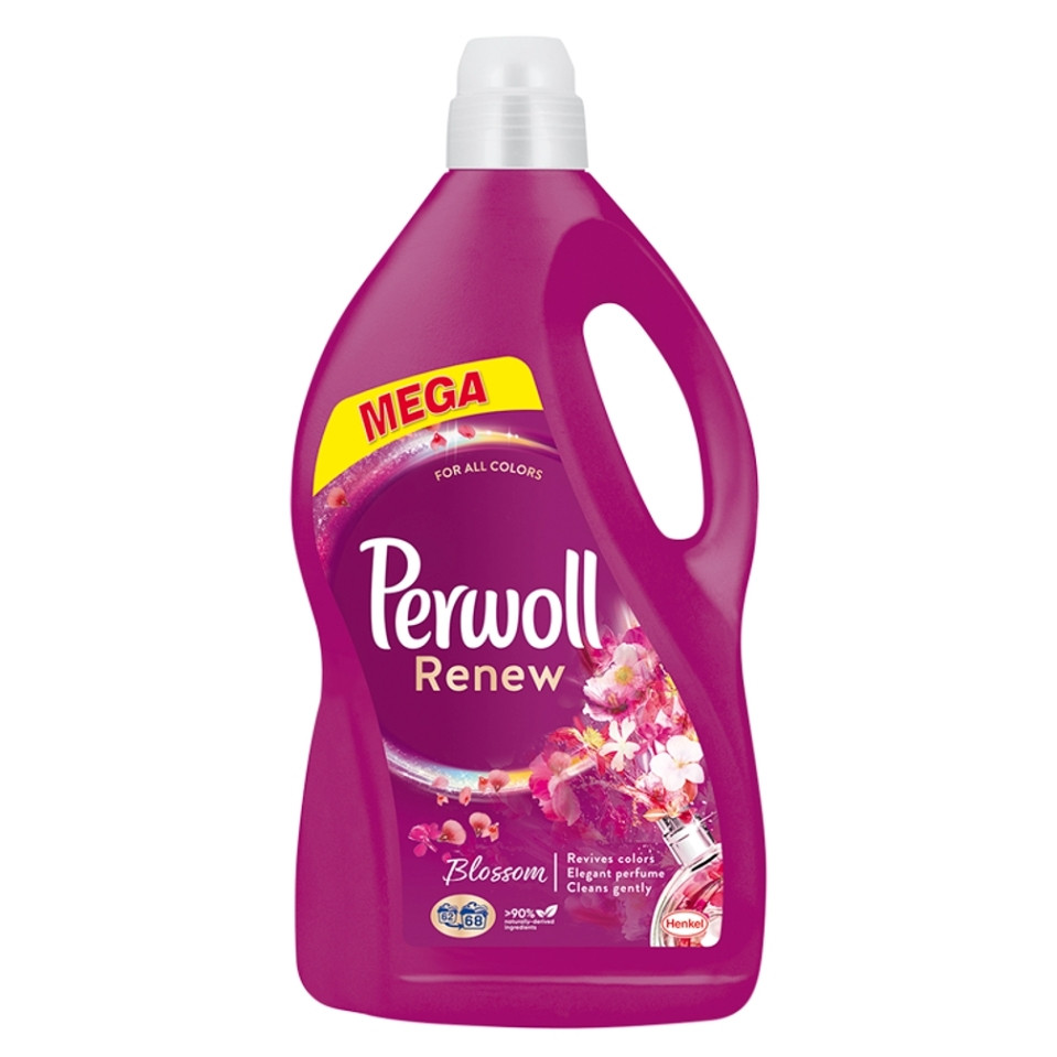PERWOLL Renew Prací gel Blossom 68 praní 3,74 l, poškozený obal
