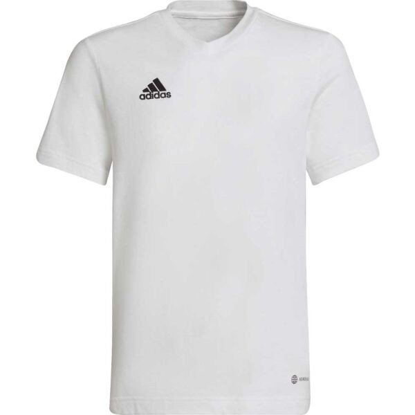 adidas ENTRADA 22 TEE Chlapecké triko, bílá, veľkosť 152
