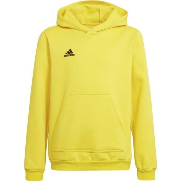 adidas ENTRADA 22 SWEAT HOODIE Juniorská fotbalová mikina, žlutá, veľkosť 140