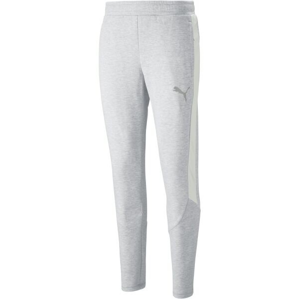 Puma EVOSTRIPE PANTS Pánské tepláky, šedá, veľkosť S