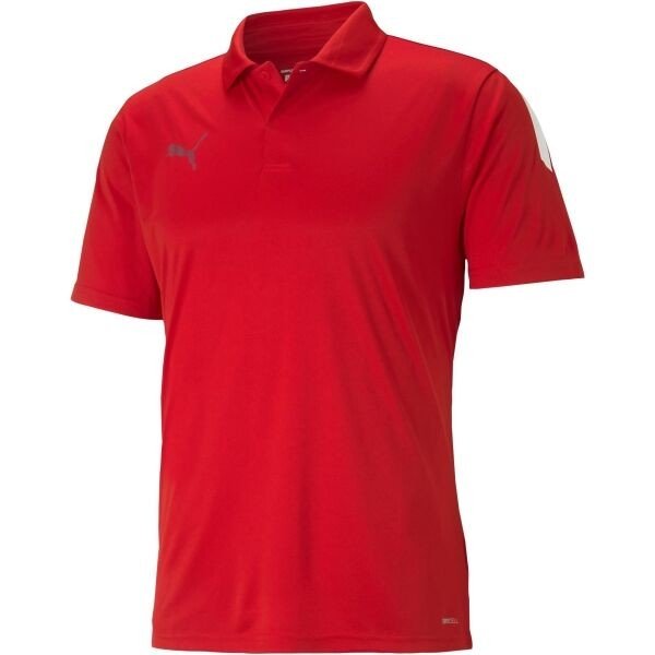 Puma TEAM LIGA SIDELINE POLO SHIRT Pánské polotričko, červená, veľkosť XS