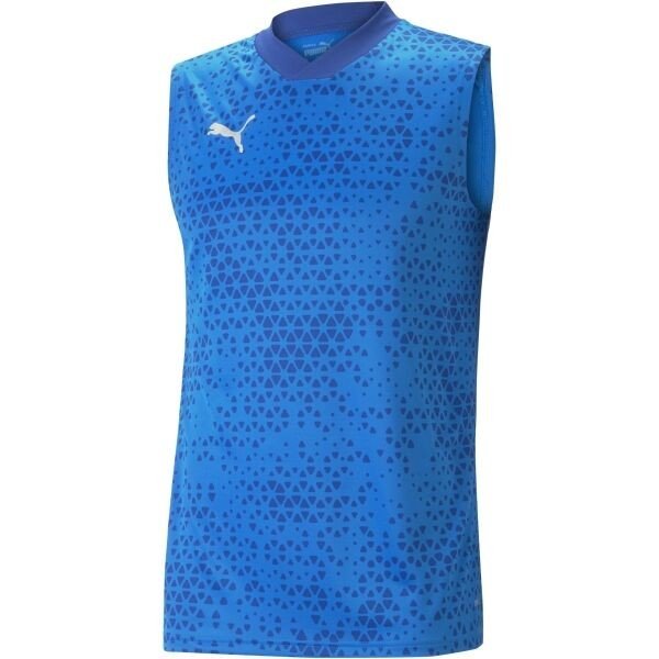 Puma TEAMCUP TRAINING JERSEY TOP Pánské fotbalové tílko, modrá, veľkosť L