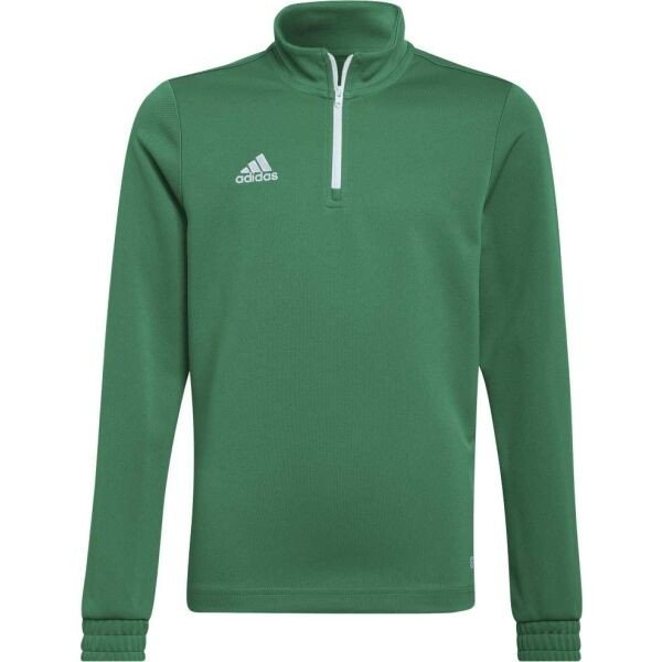 adidas ENTRADA 22 TRAINING TOP Juniorský fotbalový top, zelená, veľkosť 140