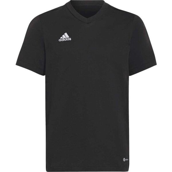 adidas ENTRADA 22 TEE Chlapecké triko, černá, veľkosť 152