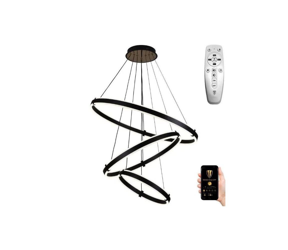 LED Stmívatelný lustr na lanku LED/250W/230V 3000-6500K + dálkové ovládání