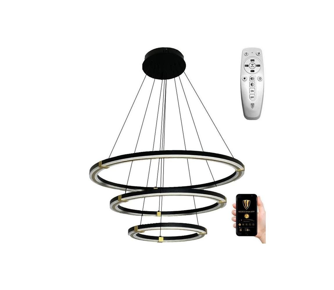 LED Stmívatelný lustr na lanku LED/235W/230V 3000-6500K + dálkové ovládání