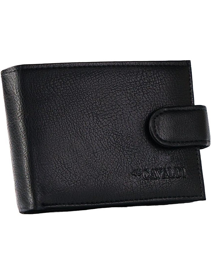 Cavaldi černá peněženka s kapsou na zip