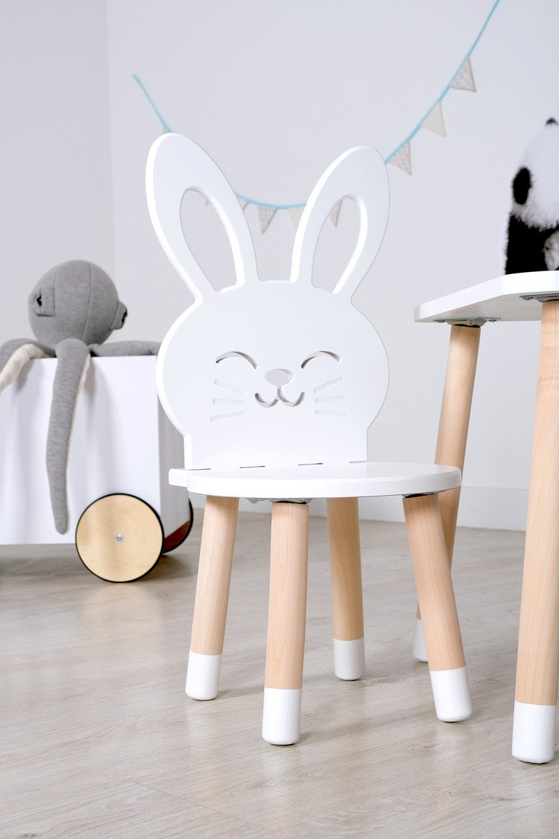 Ourbaby dětský stůl se židlemi Kids chair - Rabbit 32192