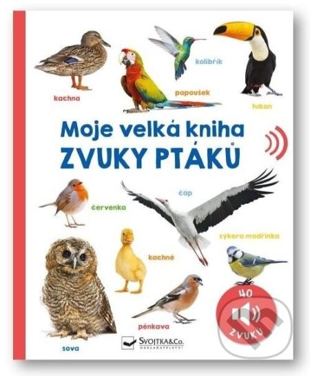 Moje velká kniha Zvuky ptáků - Svojtka&Co.