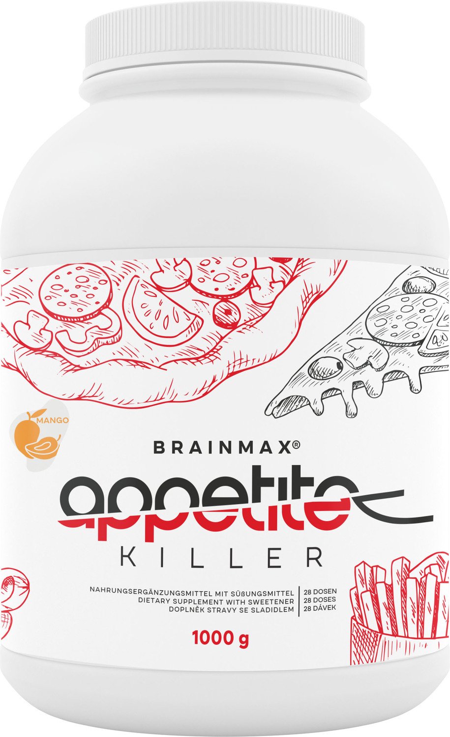 BrainMax Appetite Killer, 1000 g Příchuť: Mango