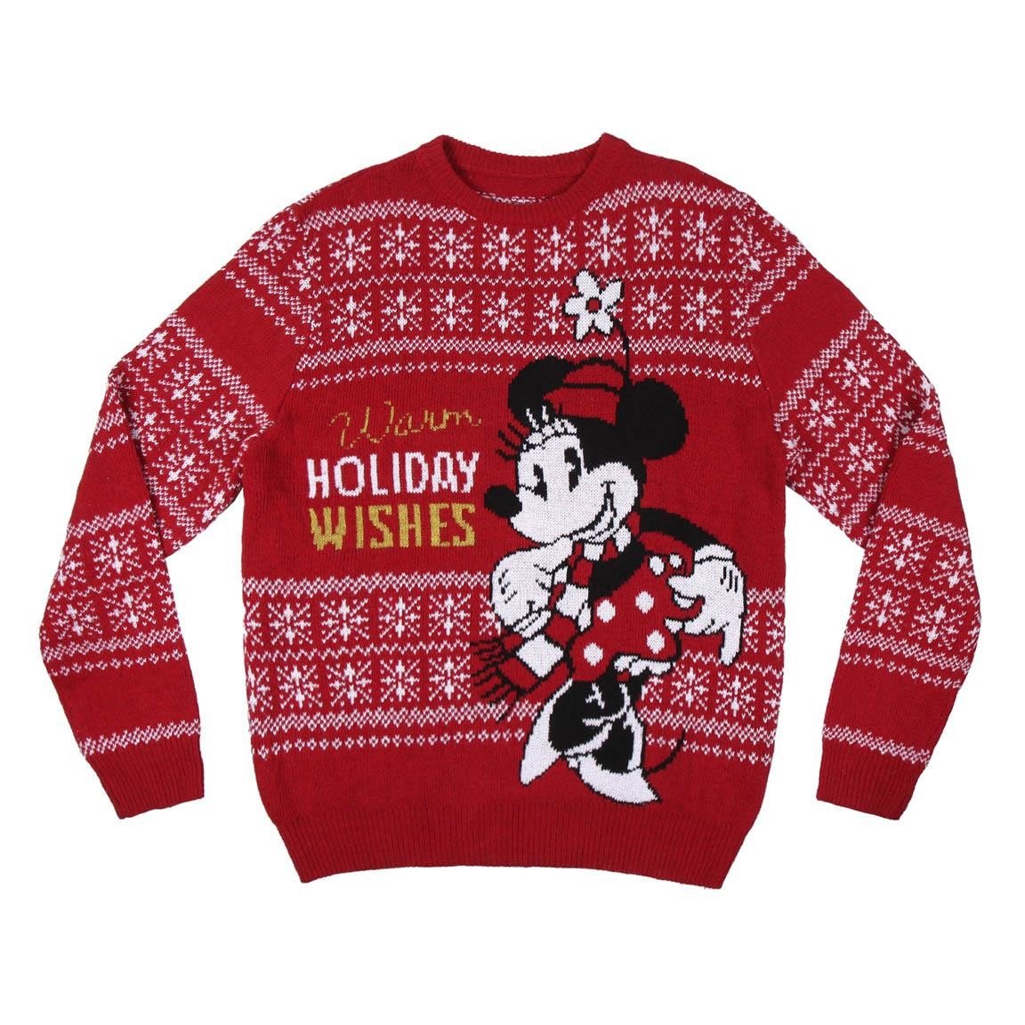 KNITTED JERSEY CHRISTMAS MINNIE