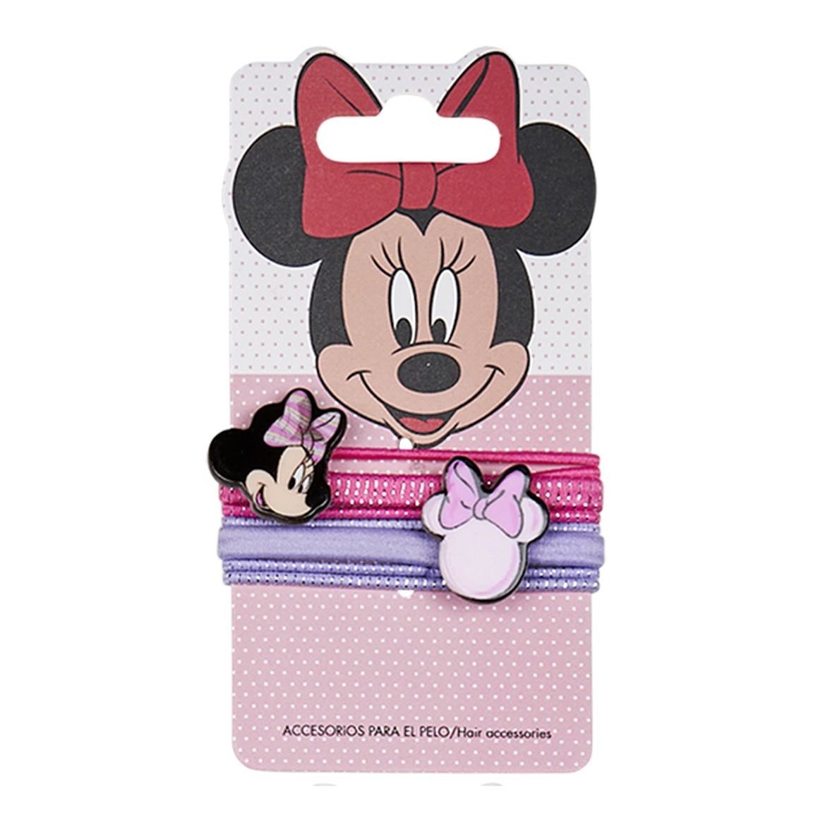 HAIR ACCESSORIES ELASTIC 8 PIEZAS MINNIE