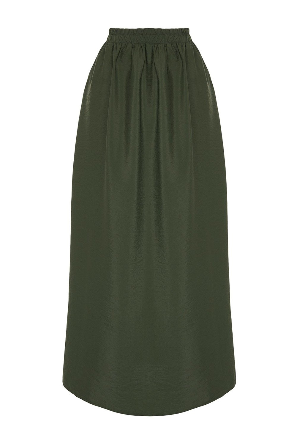 Trendyol Khaki A-line Parachute Fabric Maxi Woven Skirt