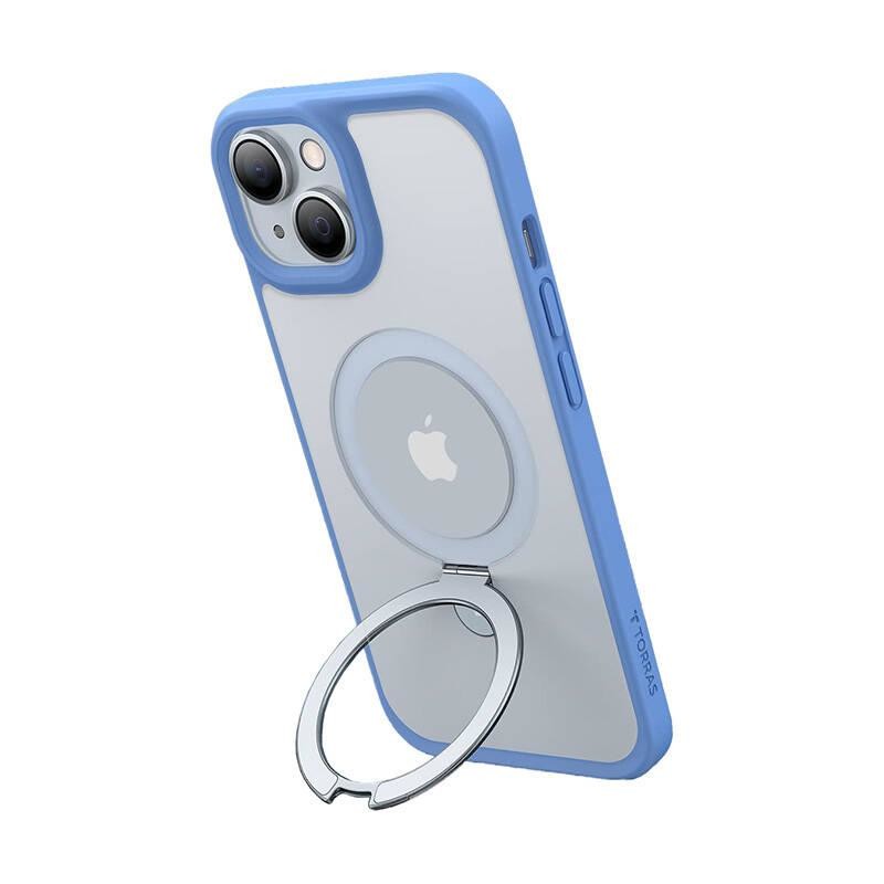 Pouzdro Torras Ostand Matte pro iPhone 15 (tmavě modré)