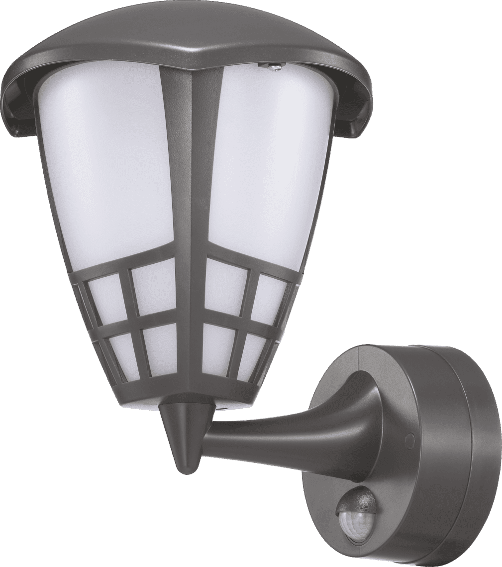 LUMAX LED LuminareTORA  8W with replaceable LED source E27 with PIR sensor