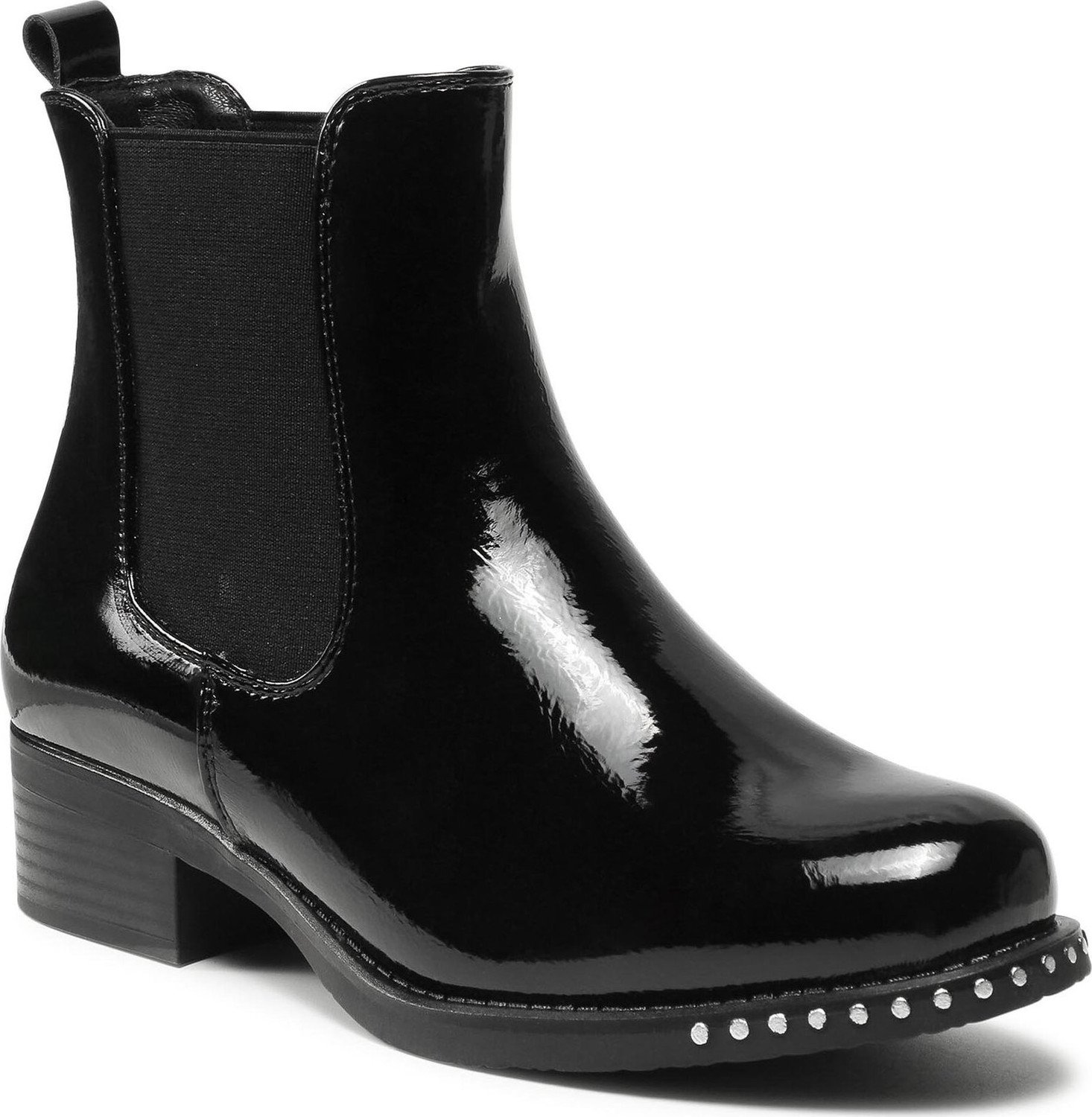 Kotníková obuv s elastickým prvkem Jenny Fairy LS4691-13 Black