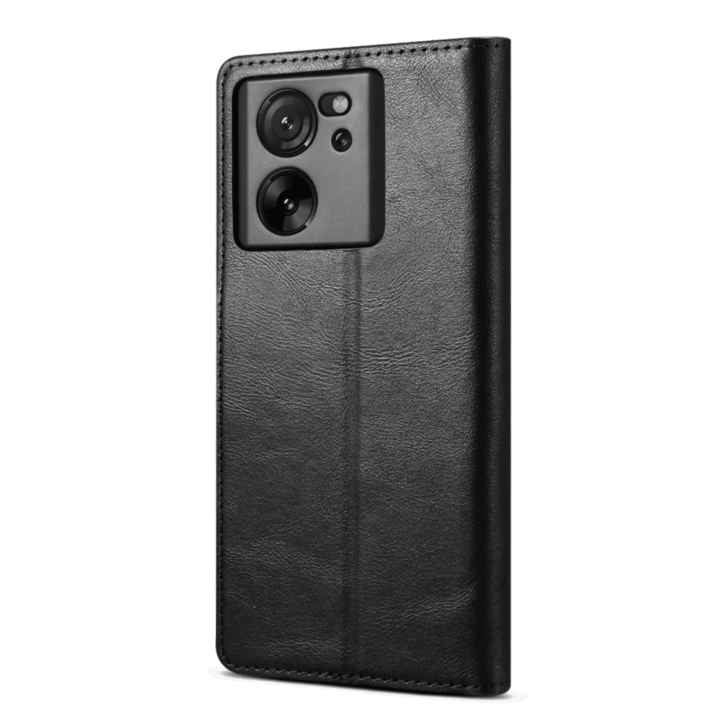 Lenuo Leather flipové pouzdro pro Xiaomi 13T/ 13T Pro černá