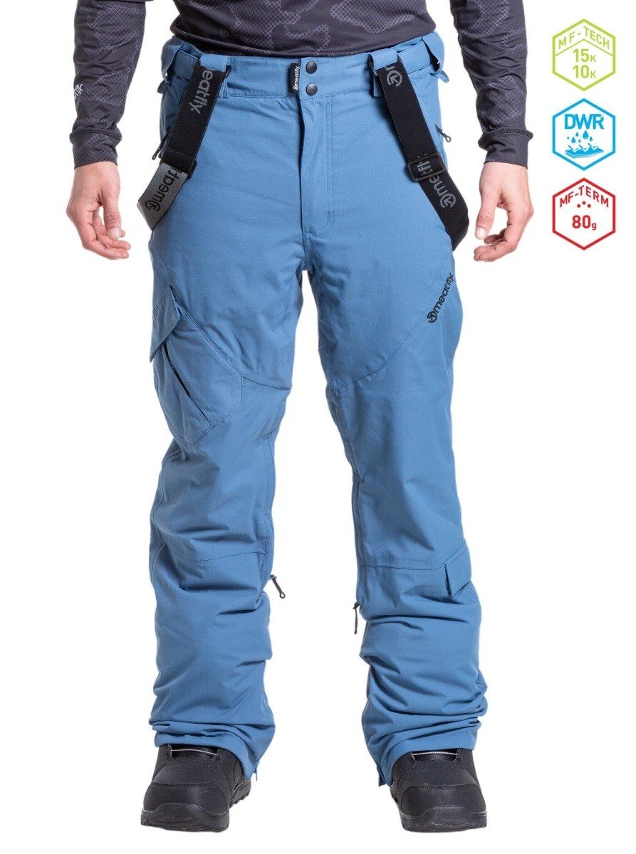 Pánské snb & ski kalhoty meatfly ghost modrá m