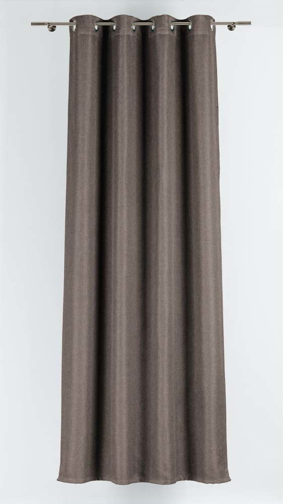 Šedo-hnědý závěs 140x260 cm Avalon – Mendola Fabrics
