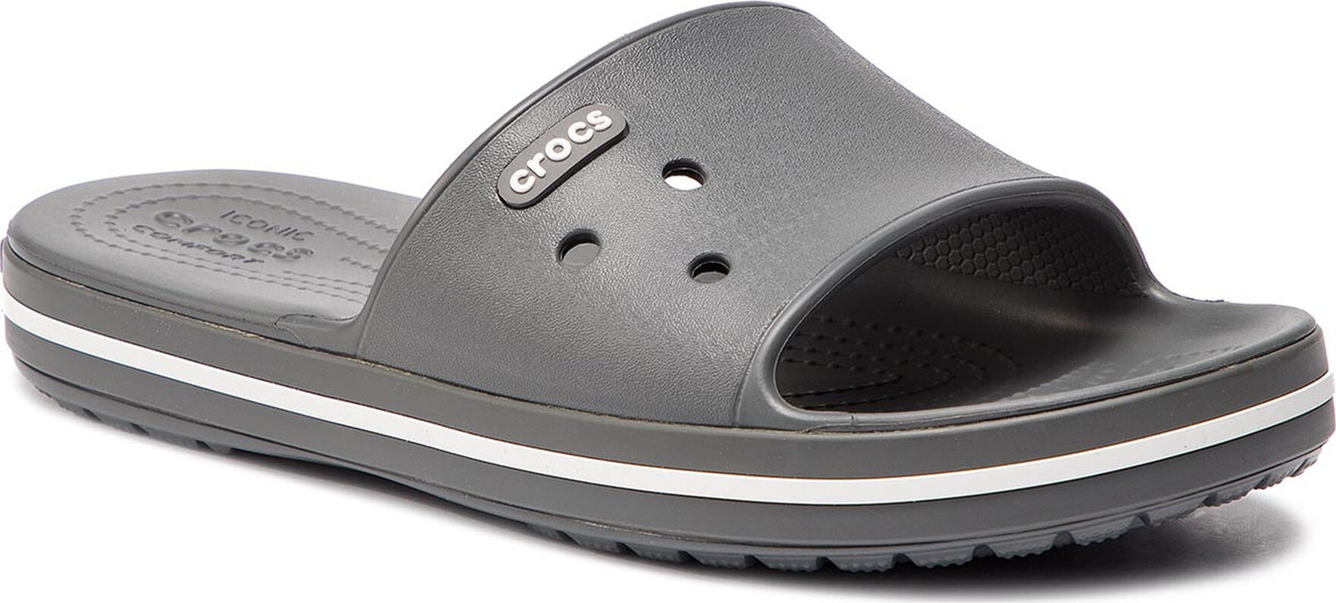 Nazouváky Crocs Crocband III Slide 205733 Slate Grey/White