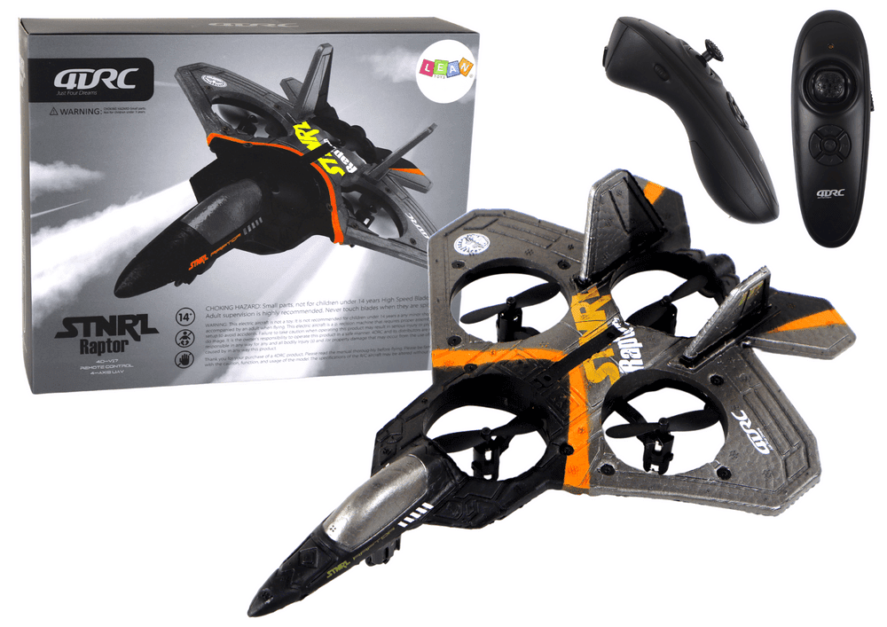 mamido Stíhací letoun na dálkové ovládání RC stříbrný