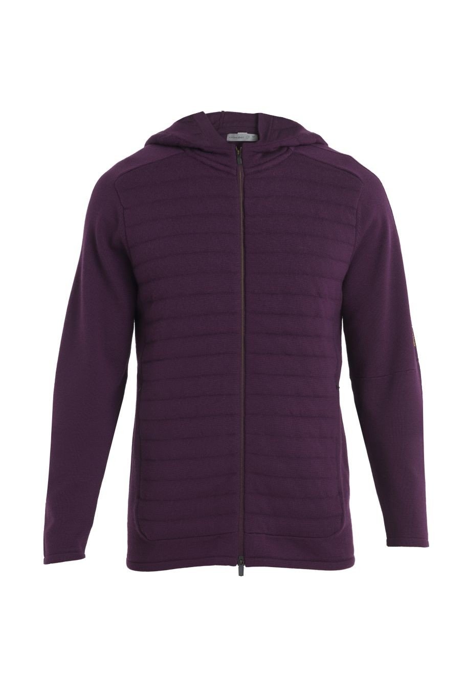 ICEBREAKER Men ZoneKnit Insulated LS Zip Hoodie, Night Shade (vzorek) velikost: M