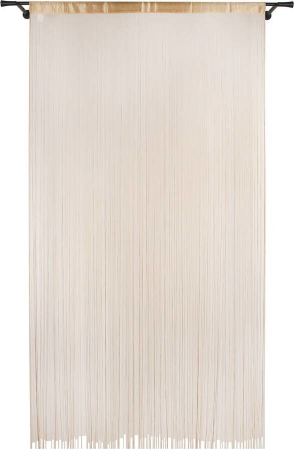 Závěs do dveří ve zlaté barvě 100x200 cm String – Mendola Fabrics