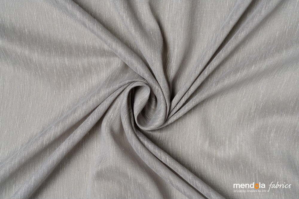 Šedá záclona 140x260 cm Lava – Mendola Fabrics