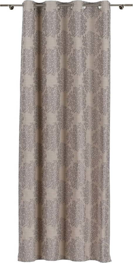 Šedo-hnědý závěs 140x245 cm Kansai – Mendola Fabrics