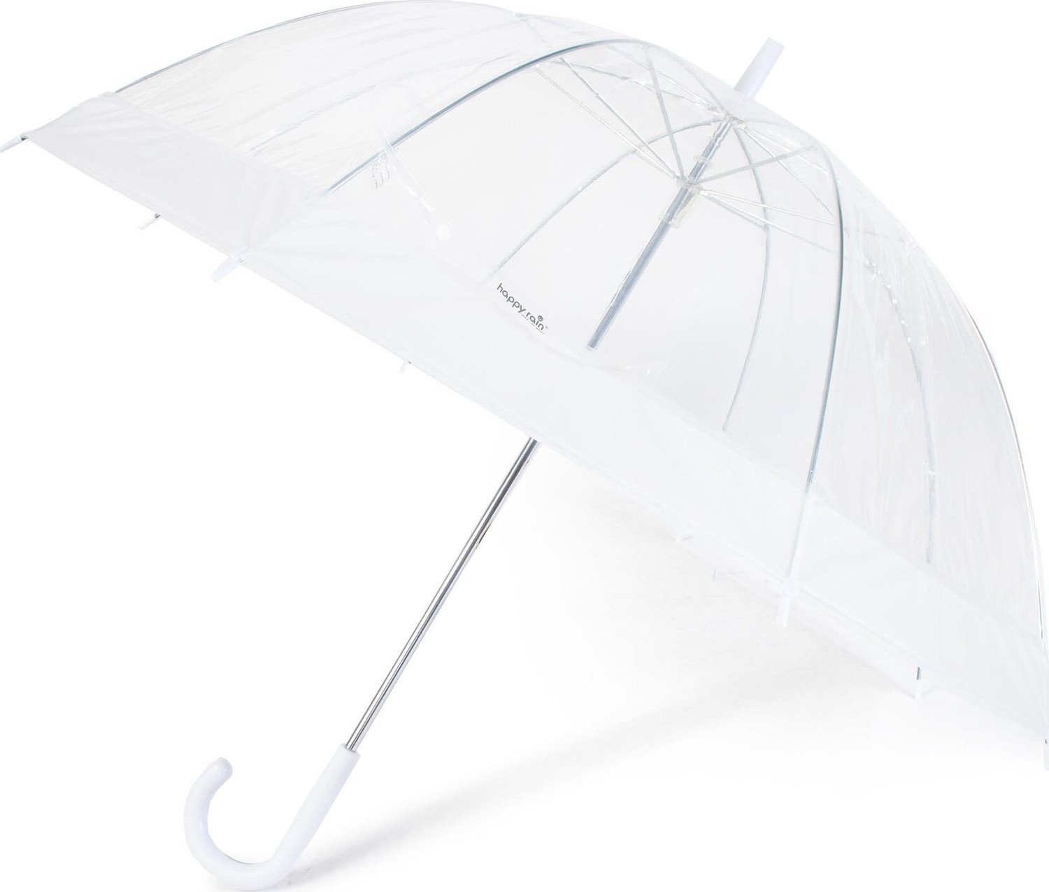 Deštník Happy Rain Long Domeshape 40974 White
