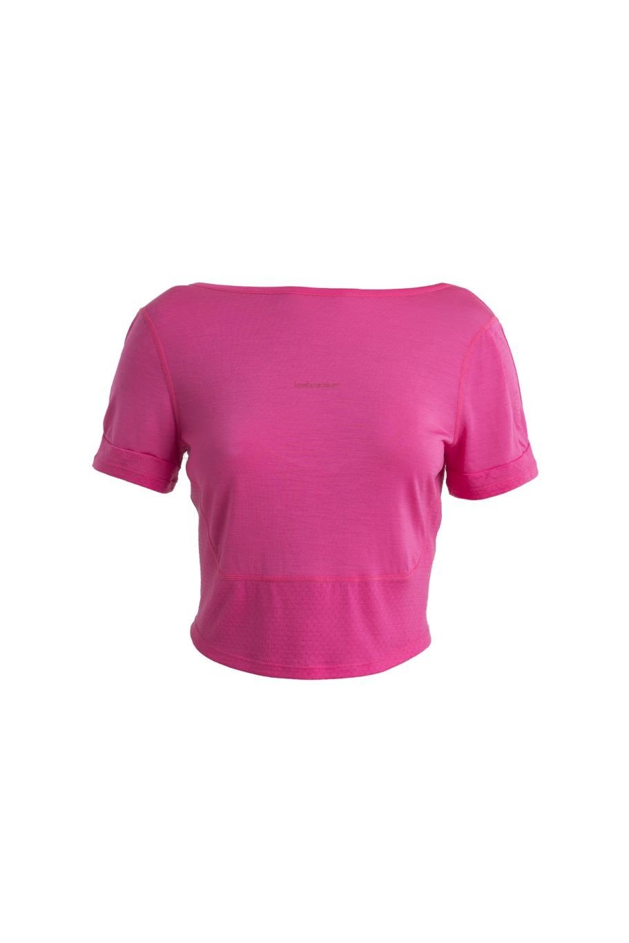 ICEBREAKER Wms ZoneKnit SS Scroop Back Tee, Tempo (vzorek) velikost: S