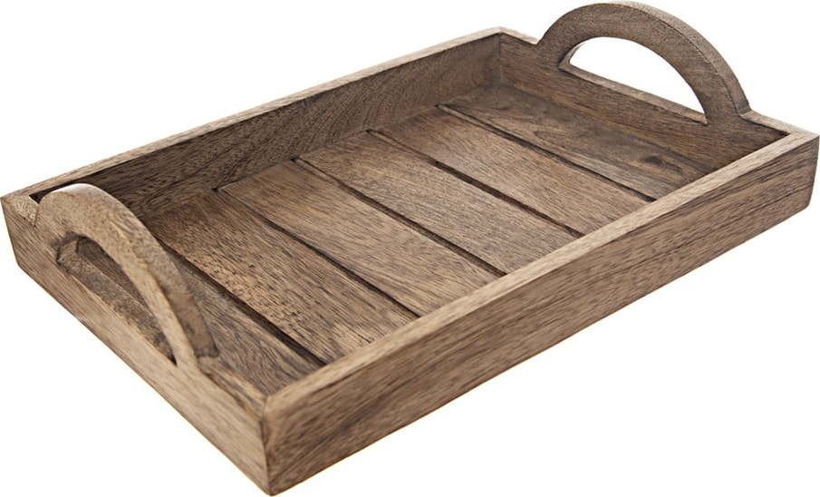 Servírovací dřevěný podnos 20.5x30.5 cm Mango – Orion