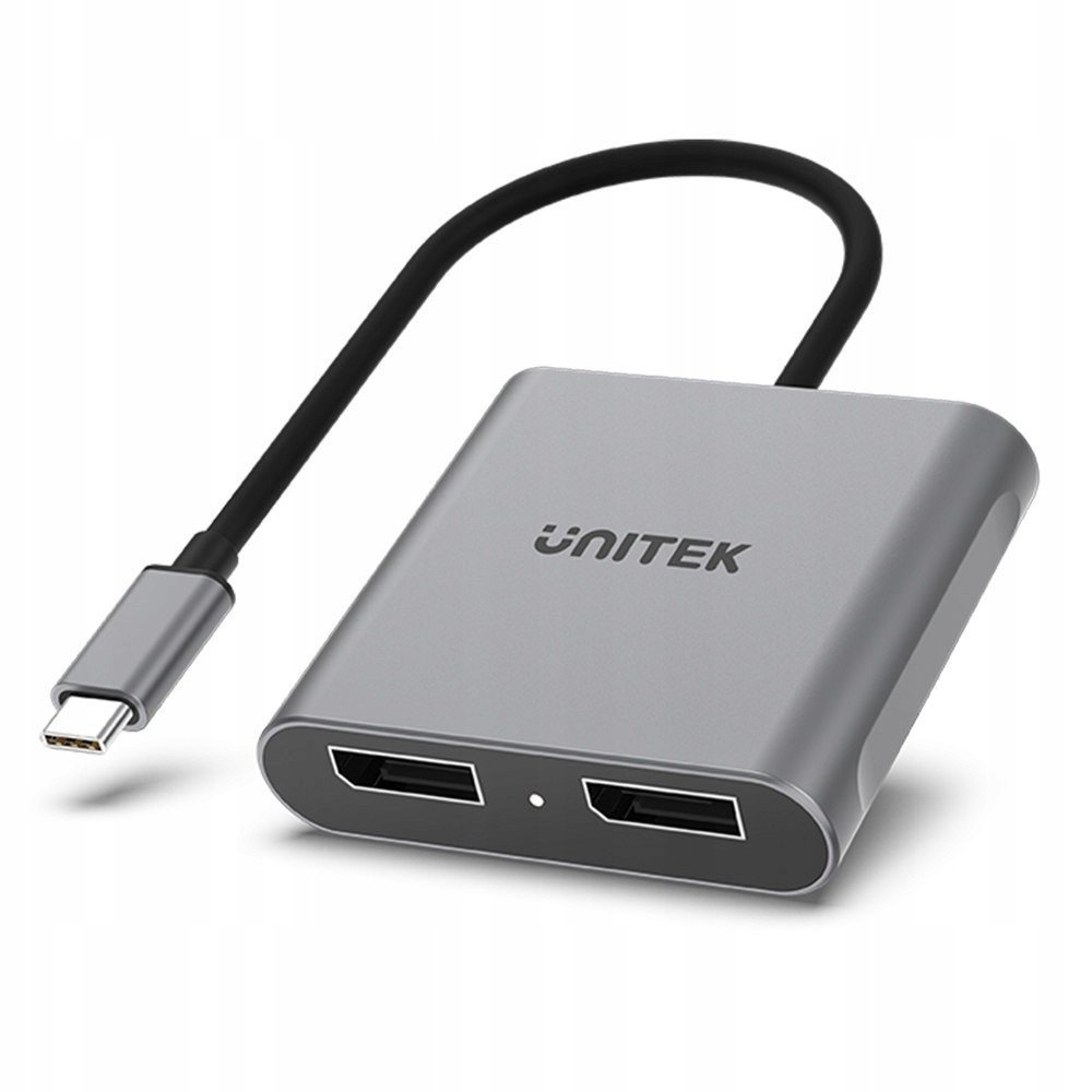 Unitek Adaptér Usb-c na 2x Dp port 1.4 8K 60Hz