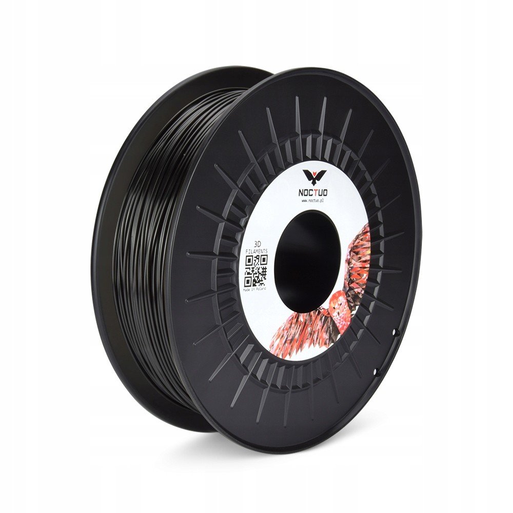 Filament Noctuo Pet-g Black 1,75mm 0,75kg