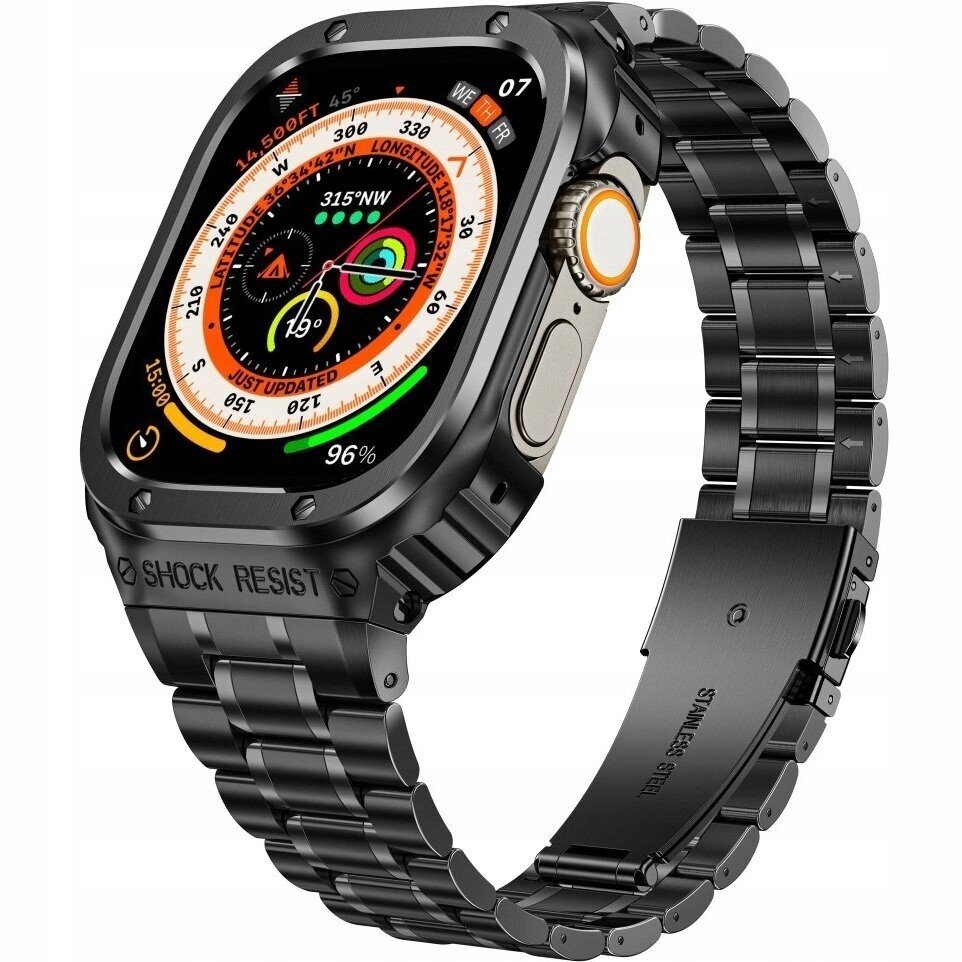 Řemínek Náramek S Pouzdrem Pro Apple Watch 7/8/9 45MM Elegantní Náramek