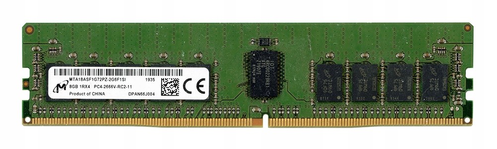Micron MTA18ASF1G72PZ-2G6F1SI DDR4 8GB 2666MHz Esc