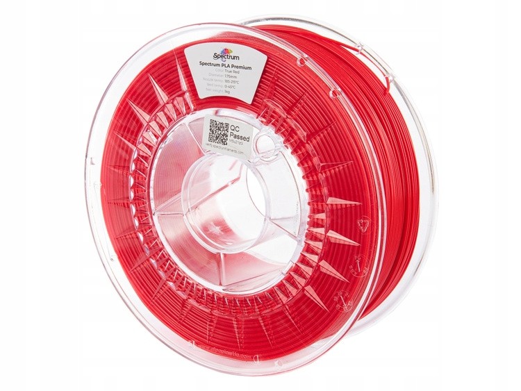 Filament Spectrum Premium Pla 1.75mm True Red Červená 1kg