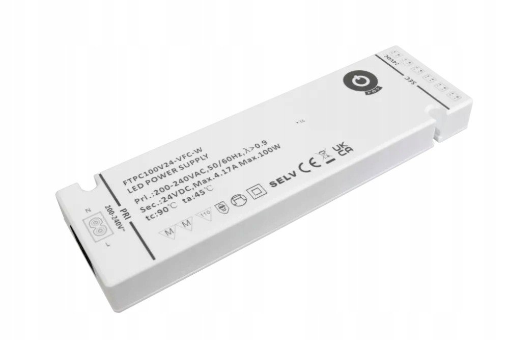 Napájecí Zdroj Pos 4.1A 100W 24V IP20 FTPC100V24-VFC-W