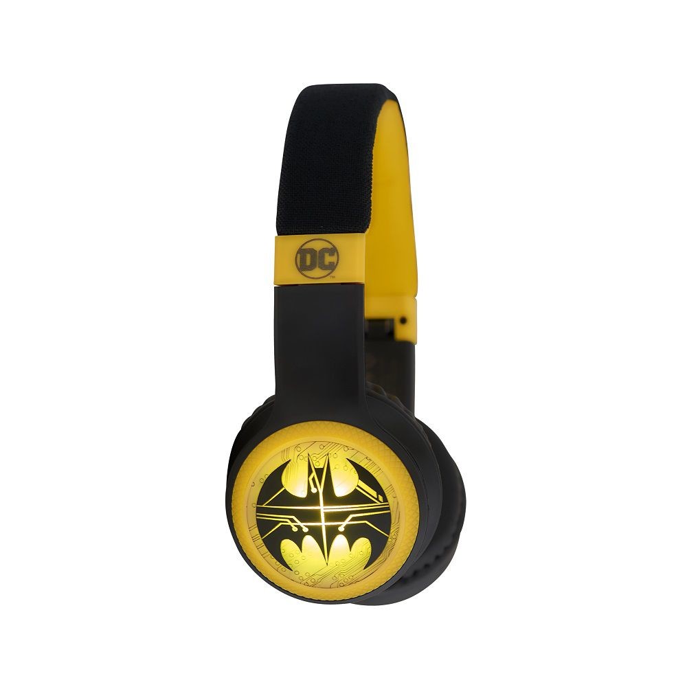 Batman Bluetooth Light-up Sluchátka Přes Uši Batman Logo