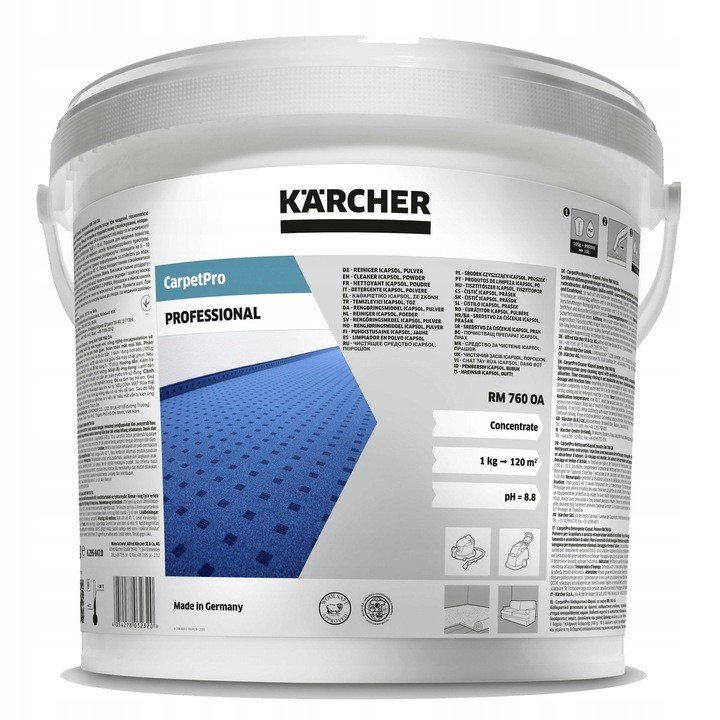 Karcher RM760 Prací prášek na koberce čalounění bez oplachování kbelík