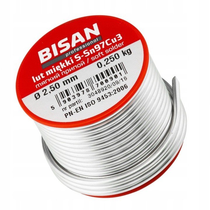 Lutovní Spoiwo Cyna S Topnikem 2,5mm 250g 1ks