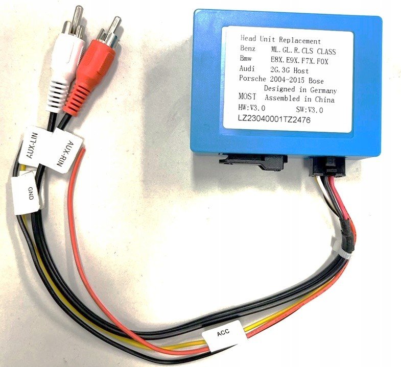 Adaptér Dekodér Optické Rozhraní Porsche Audi 2G/3G Bmw
