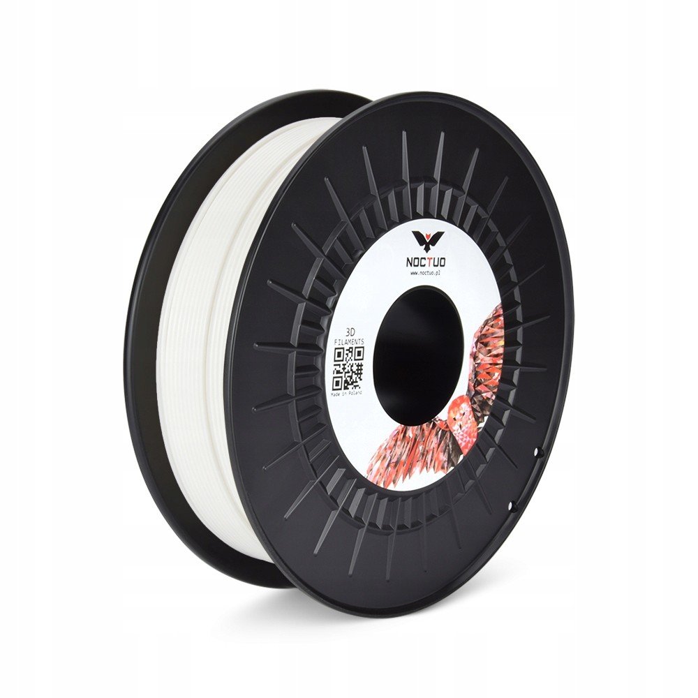 Filament Noctuo Pet-g White Bílá 1,75mm 0,75kg