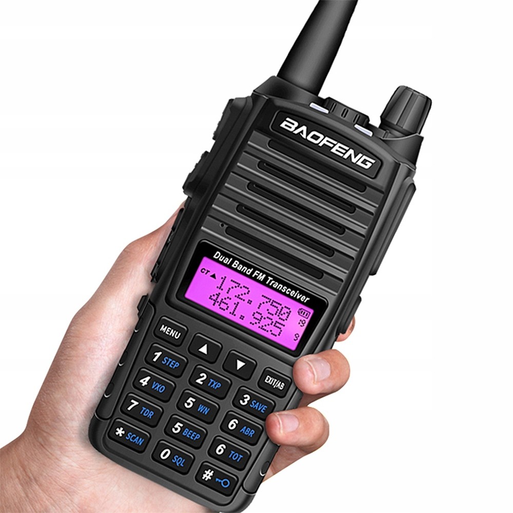 Baofeng UV-82 8W Království Radiotelefon Walkie Talkie Skaner Vhf Uhf