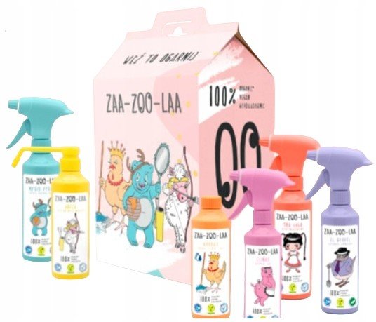 Zaa-zoo-laa Sada čisticích prostředků Chatka 6 produkty