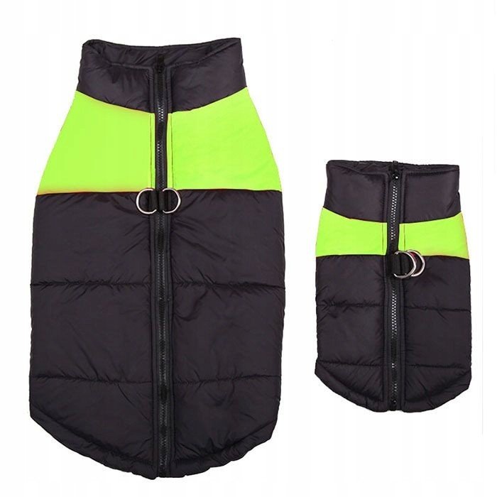 Surtep Animals Zimní vesta Černo Zelená 5XL